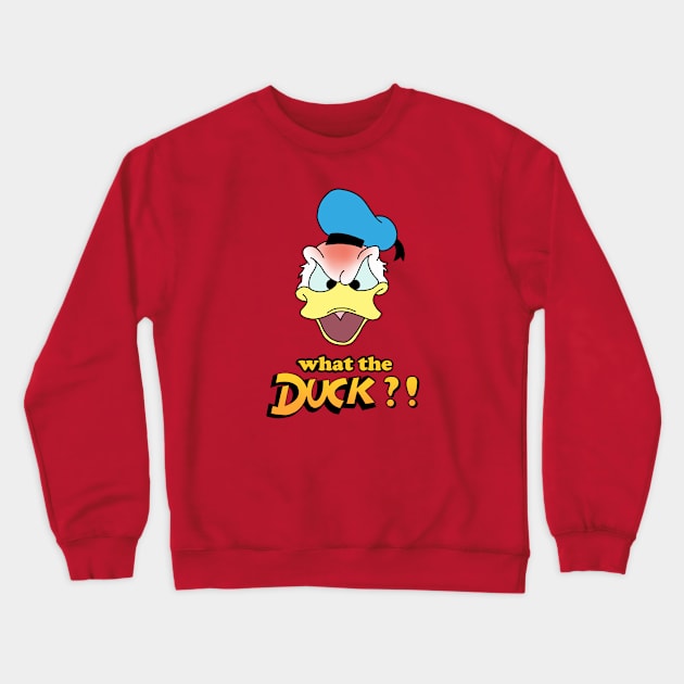 What the Duck?! Crewneck Sweatshirt by LC Disnerd Designs